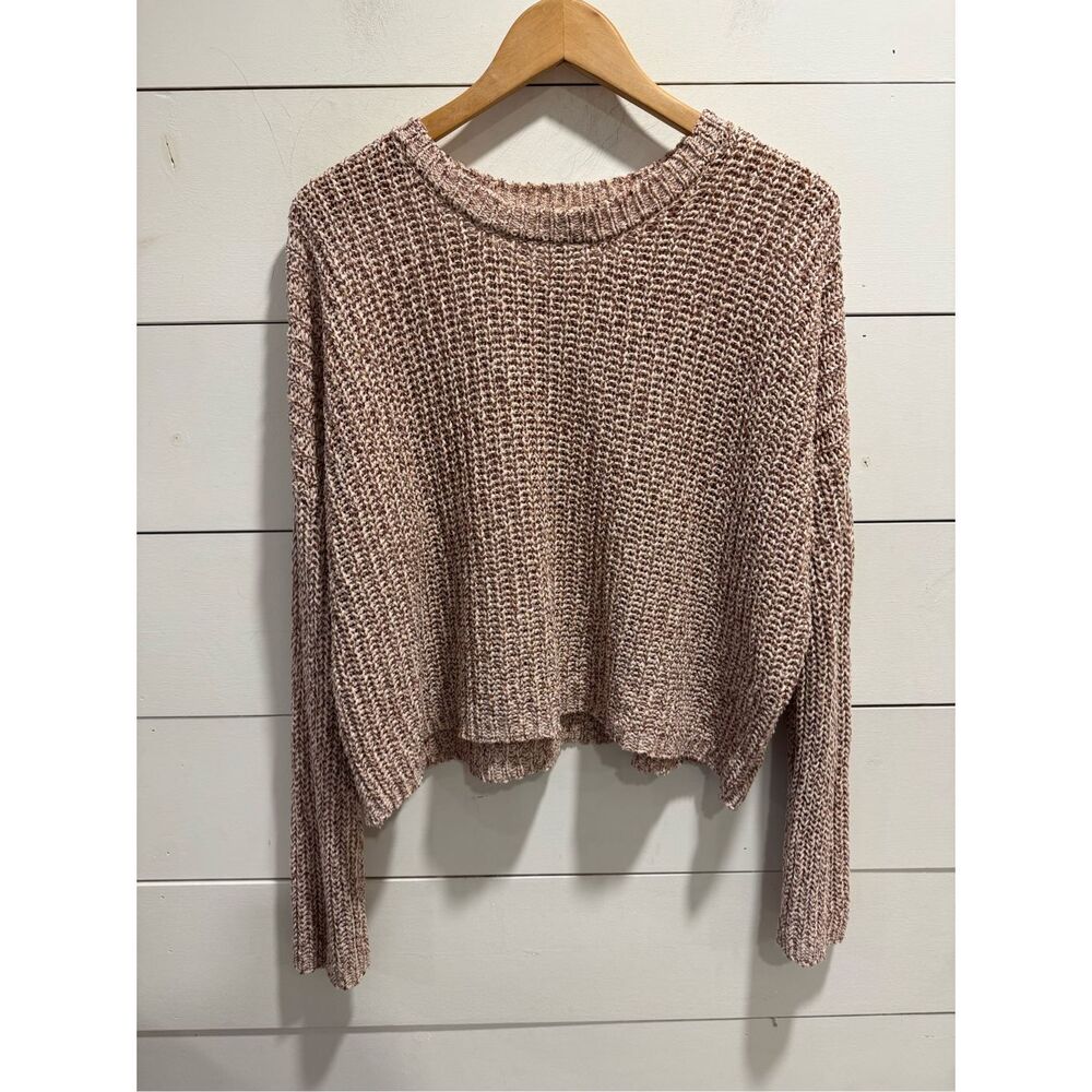 Madison & Moon Cable Knit Sweater L